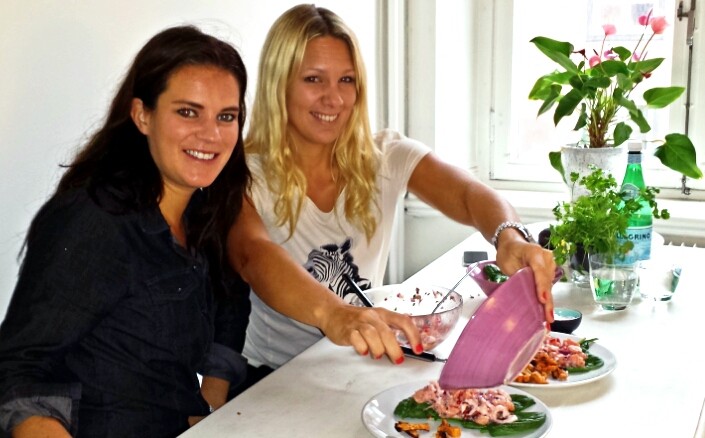 Rosa kokboken med Anna Brolin och Anna Benson till förmån för Cancerfonden